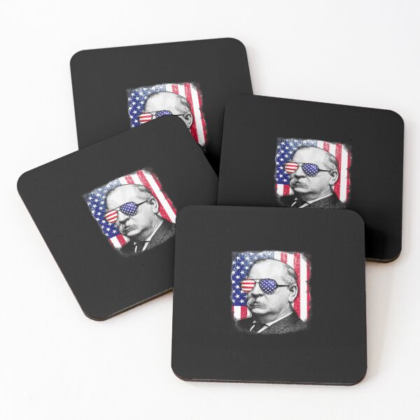Aperçu de l'œuvre Grover Cleveland T-shirt drapeau américain 4 juillet créée et vendue par AppenzellerBal.