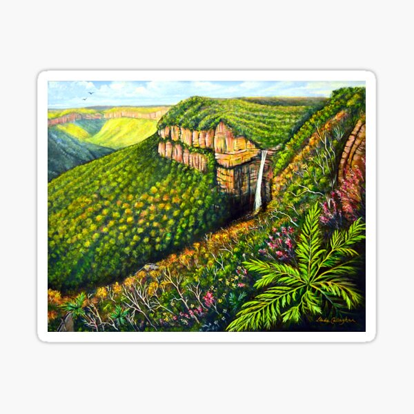 Item preview, Govetts Leap Lookout Blue Mountains designed and sold by Linda Callaghan.