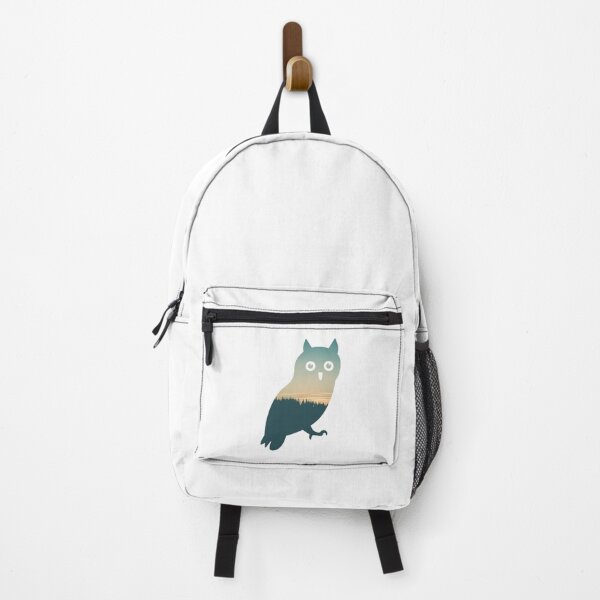 Vista previa del artículo con la obra «Los árboles forestales bajo el cielo tranquilo Búho | lindo búho», diseñado y vendido por BopleDesigns.