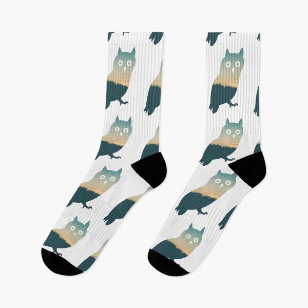 Item preview, Forest Trees Under Calm Sky Owl | Cute Owl designed and sold by BopleDesigns.