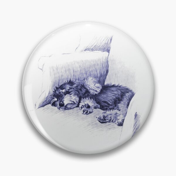 Item preview, Puppy steals a comfy chair seat. Cecil Aldin designed and sold by ebrawne.