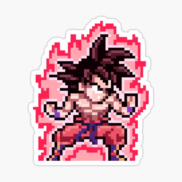 goku super saiyan blue kaioken Sticker for Sale by DanySikan