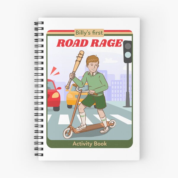 Item preview, Funny Vintage Retro Billy's First Road Rage Parody designed and sold by Hellvon.