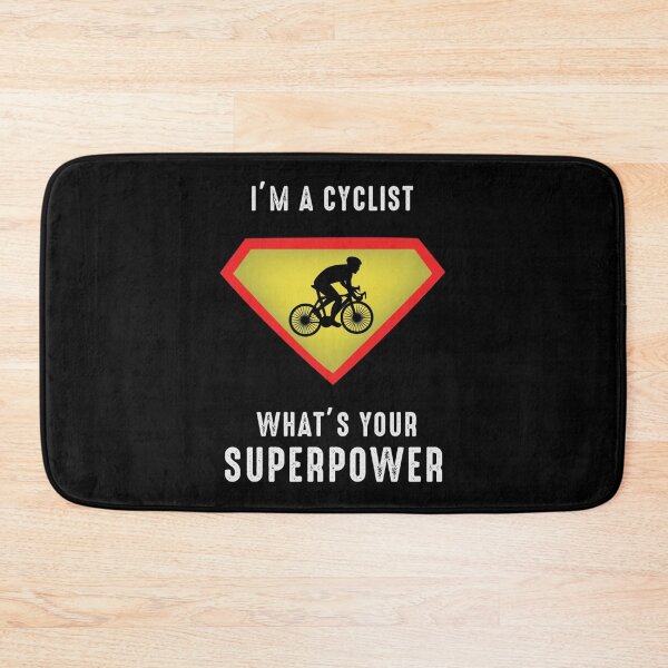 Item preview, I'm A Cyclist What's Your Superpowers Cycling Quote Funny Cycling Active T-Shirt designed and sold by laureljusjv.