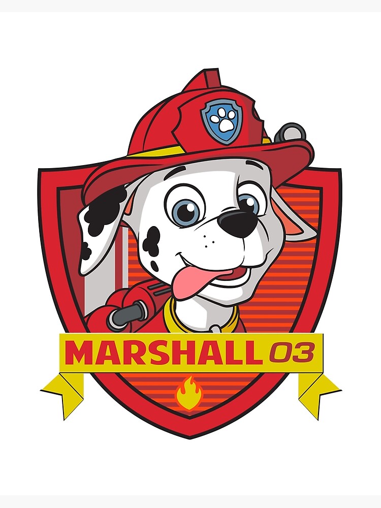 Marshall Paw Patrol | Art Board Print