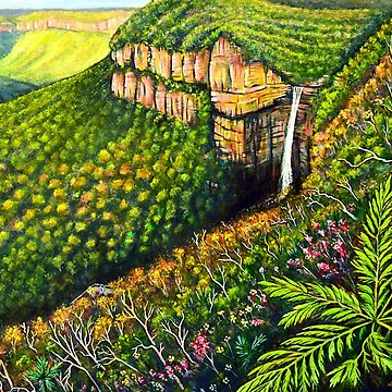 Artwork thumbnail, Govetts Leap Lookout Blue Mountains by Linda Callaghan