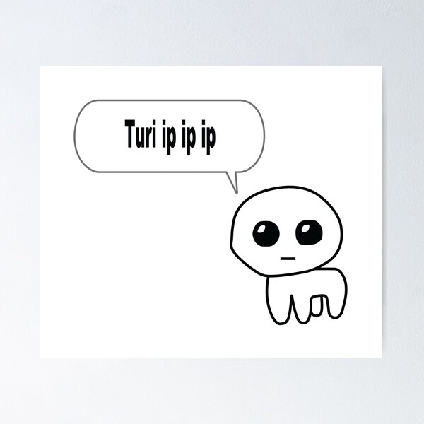 Vista previa del artículo con la obra «Turi ip ip ip TBH Criatura», diseñado y vendido por Rzera-.