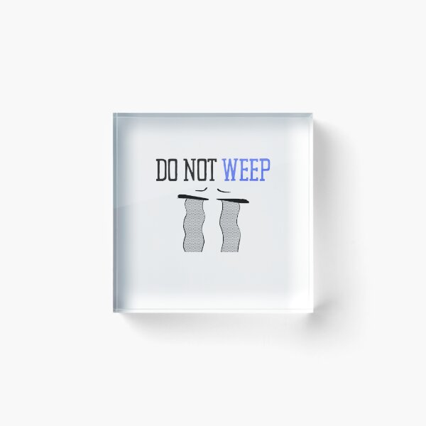 Item preview, Do Not Weep designed and sold by BookOfE.