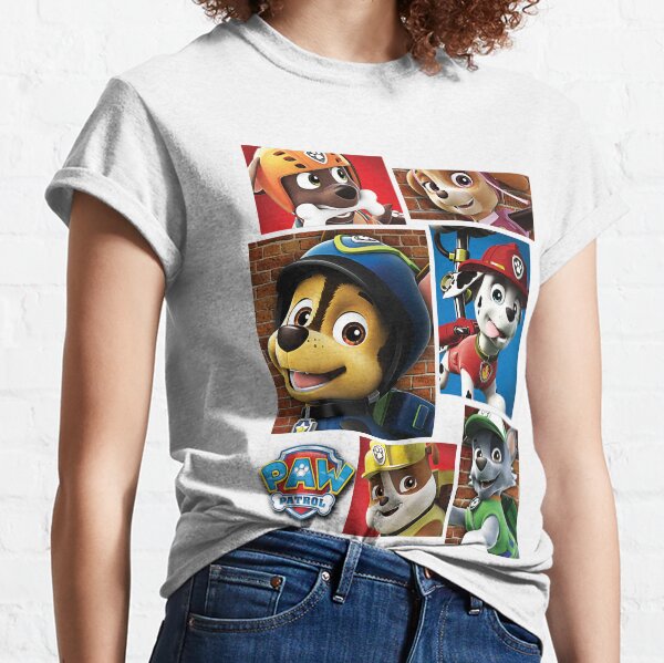 Vista previa del artículo con la obra «Creative Nimble Enthusiasm Relief Cute Paw Patrol Rescue Dogs In Squares Manga larga Regalos geniales», diseñado y vendido por LessardPlectile.
