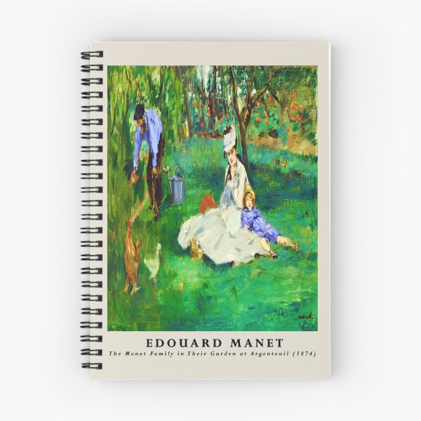 Item preview, The Monet Family in Their Garden at Argenteuil by Édouard Manet designed and sold by Tamas Das.