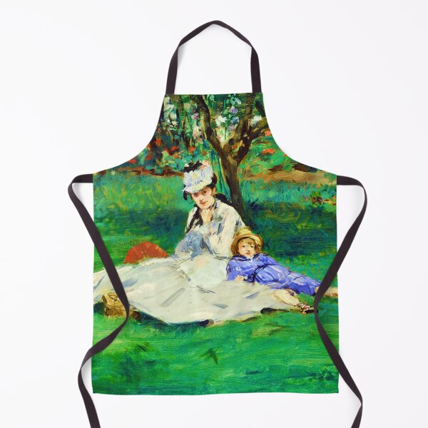 Item preview, The Monet Family in Their Garden at Argenteuil by Édouard Manet designed and sold by Tamas Das.