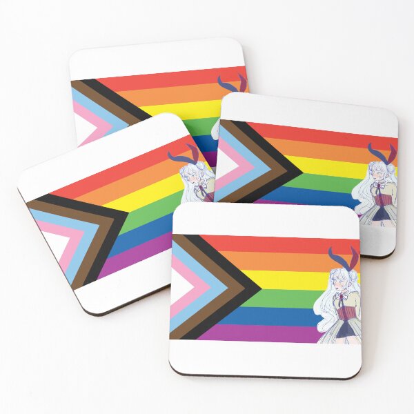 Item preview, SynthV Eleanor Forte Progress Pride Flag  designed and sold by Holli Anderson.