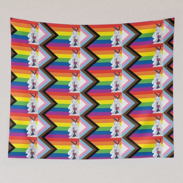 Item preview, SynthV Eleanor Forte Progress Pride Flag  designed and sold by Holli Anderson.