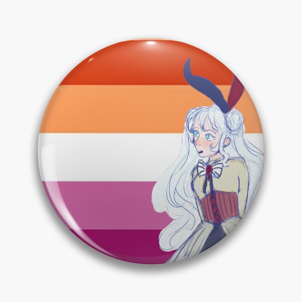 Item preview, SynthV Eleanor Forte Lesbian Flag  designed and sold by Holli Anderson.