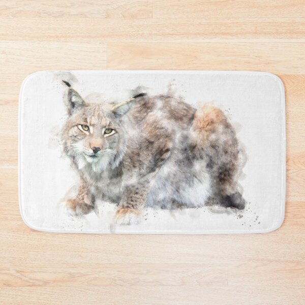 Item preview, Lynx Watercolour Artwork  designed and sold by Typeglyphs.