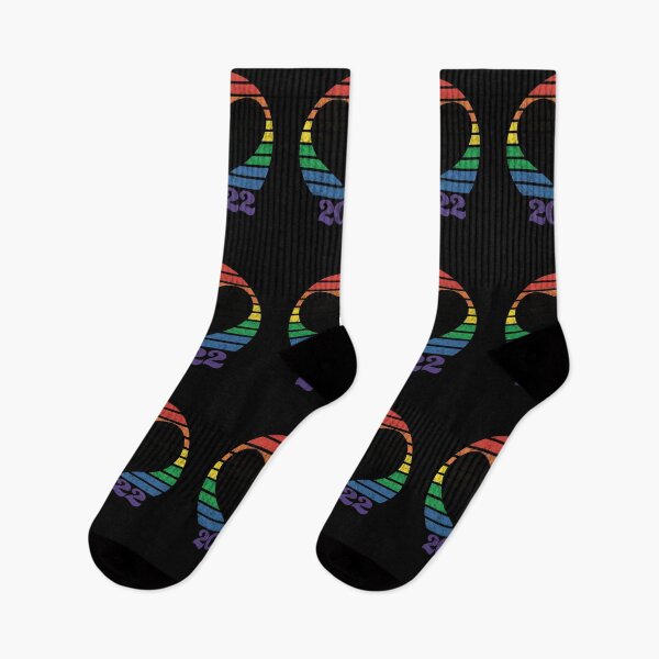 Item preview, Pride 2022 Retro Inspired Sunset in rainbow colors with heart silhouette  designed and sold by MunsyArt.