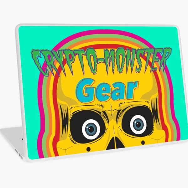 Crypto-Monster Gear Logo Laptop Skin