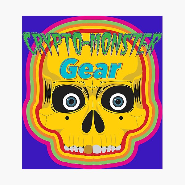 Crypto-Monster Gear Logo Photographic Print