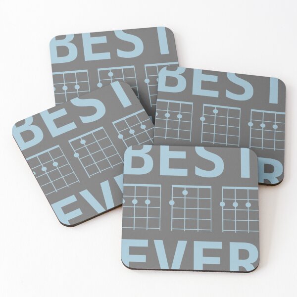 Item preview, Best Dad Ever Blue UkuleleUke Chords Design for Fathers Essential designed and sold by TammyFlanery.