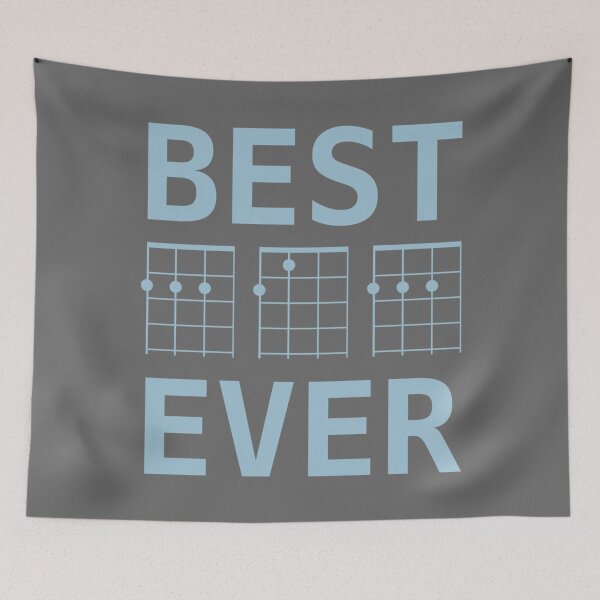 Item preview, Best Dad Ever Blue UkuleleUke Chords Design for Fathers Essential designed and sold by TammyFlanery.