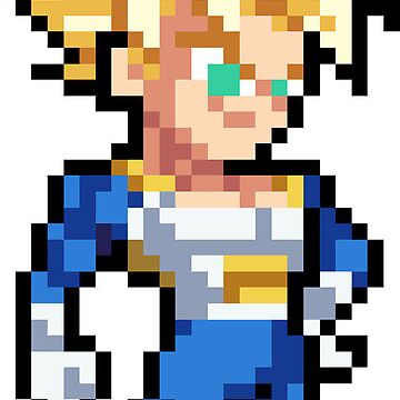 Goku Super Saiyan 2 Angel HQ Pixel Edition | Magnet