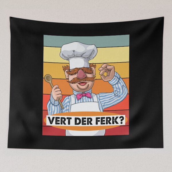 Item preview, Vert Der Ferk Chef Funny Meme designed and sold by StewartLehner.