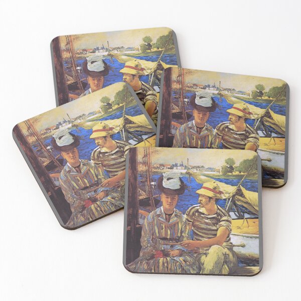 Item preview, Argenteuil les Canotiers by Edouard Manet Classic designed and sold by Ronaldbak.
