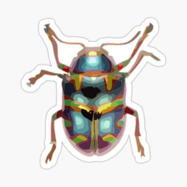 Item preview, Christmas Beetle Digital Painting designed and sold by Positive Lad.