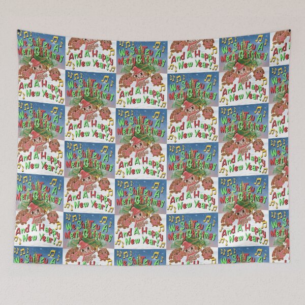 Item preview, We Shi Tzu A Merry Christmas And A Happy New Year! designed and sold by SubtleSplit.