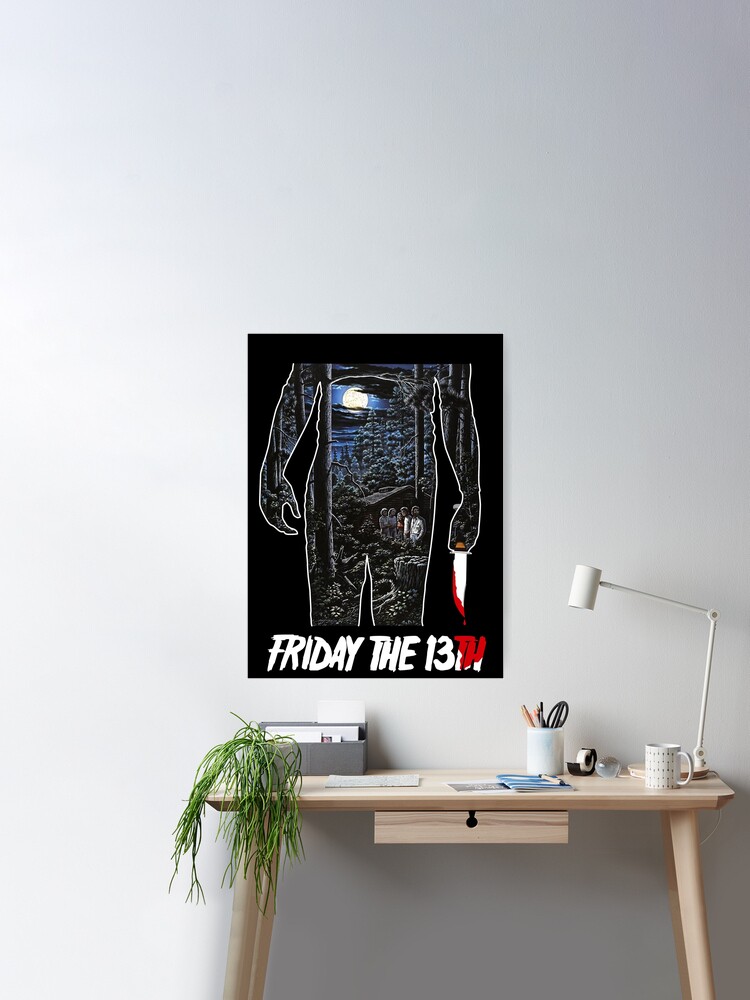 Friday the 13th Movie Poster Poster by thecreepstore
