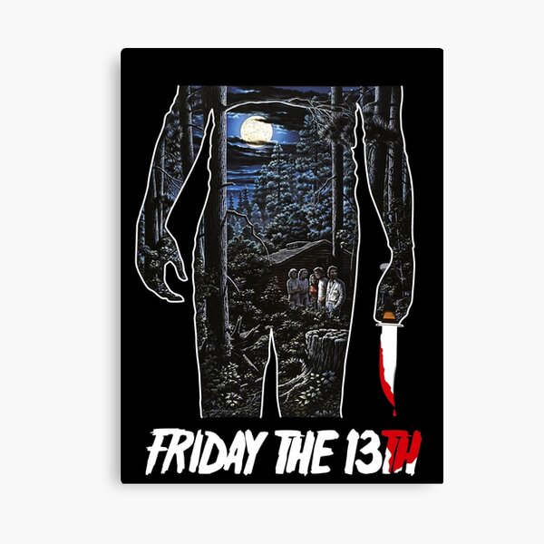 Friday the 13th Movie Poster Canvas Print