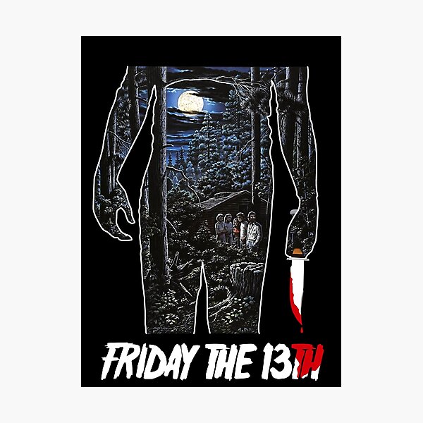 Friday the 13th Movie Poster Photographic Print