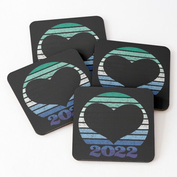 Item preview, 2022 Gay Pride Flag Inspired Retro Sunset with heart silhouette designed and sold by MunsyArt.