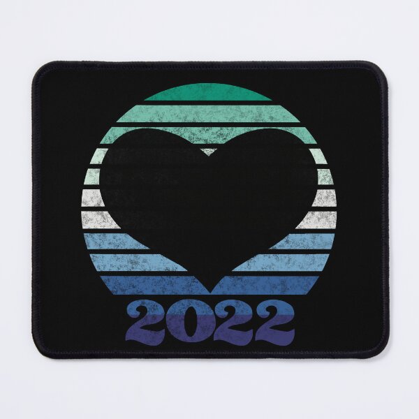 Item preview, 2022 Gay Pride Flag Inspired Retro Sunset with heart silhouette designed and sold by MunsyArt.
