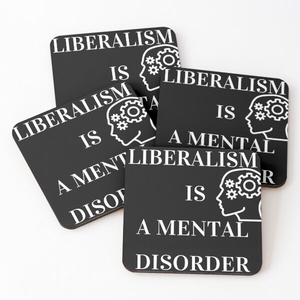 Item preview,  liberalism is a mental disorder t-shirt designed and sold by 999DZ.