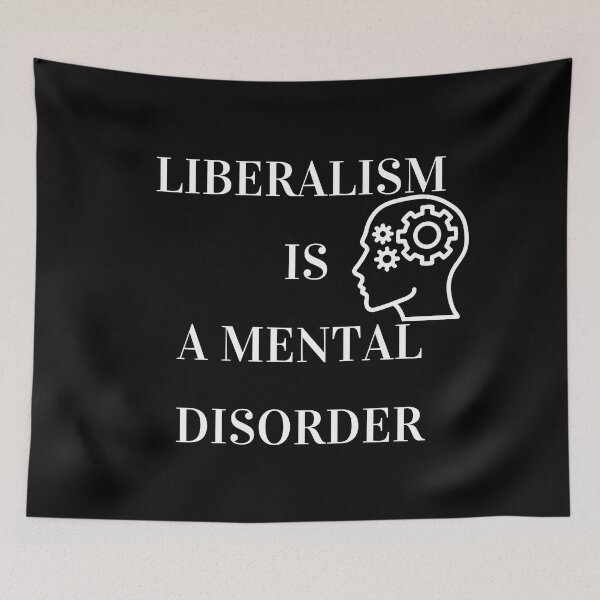 Item preview,  liberalism is a mental disorder t-shirt designed and sold by 999DZ.