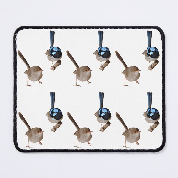 Item preview, Superb Fairy-wrens male and female pattern designed and sold by quentinjlang.