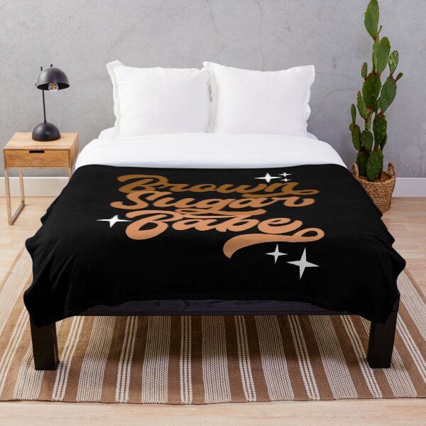 Aperçu de l'œuvre Brown Sugar Babe Fière Reine Mélanée Mélanine créée et vendue par QueenOfPrint.
