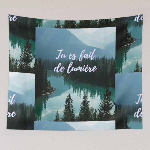 Item preview, I am made of light - popular french quotes theme gifts  designed and sold by RebelliousRosee.