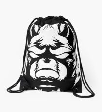 weißer Wolf Turnbeutel