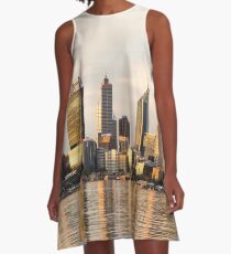 Perth Sunset A-Line Dress