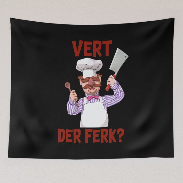 Item preview, Swedish Chef Vert Der Ferk Vintage Poster designed and sold by StewartLehner.