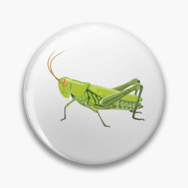 Item preview, Green Milkweed Grasshopper Digital Painting designed and sold by Positive Lad.