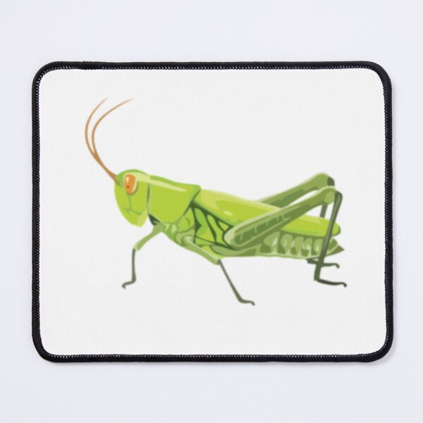 Item preview, Green Milkweed Grasshopper Digital Painting designed and sold by Positive Lad.