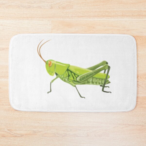 Item preview, Green Milkweed Grasshopper Digital Painting designed and sold by Positive Lad.