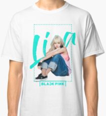 Schwarz Rosa Lisa Classic T-Shirt