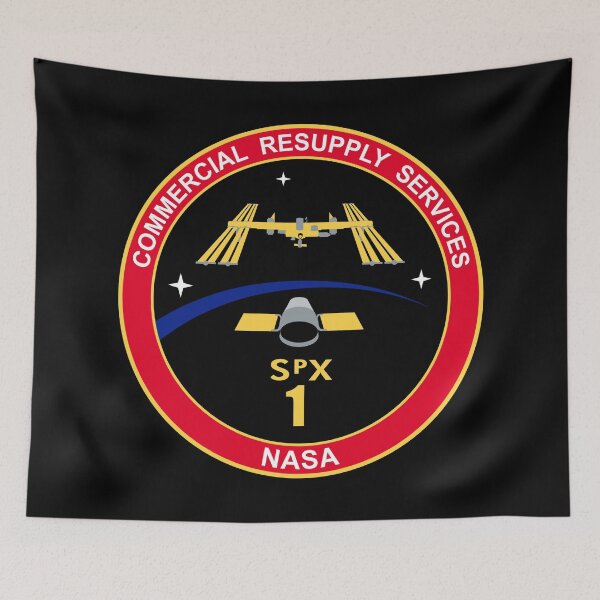 Item preview, NASA/SpaceX Commercial Resupply Services CRS-1 (SpX-1) Mission Patch designed and sold by bobbooo.