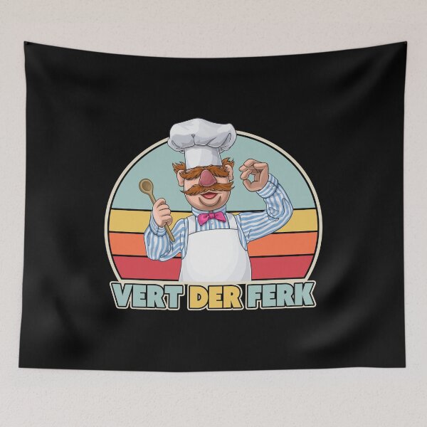 Item preview, vert der ferk retro style designed and sold by StewartLehner.