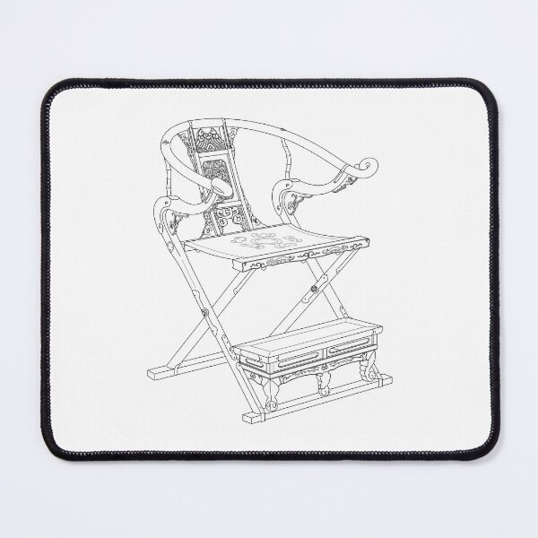 Item preview, Vintage chair, Furniture, Interior, Line art, Folk art, Korea designed and sold by allpalgo.