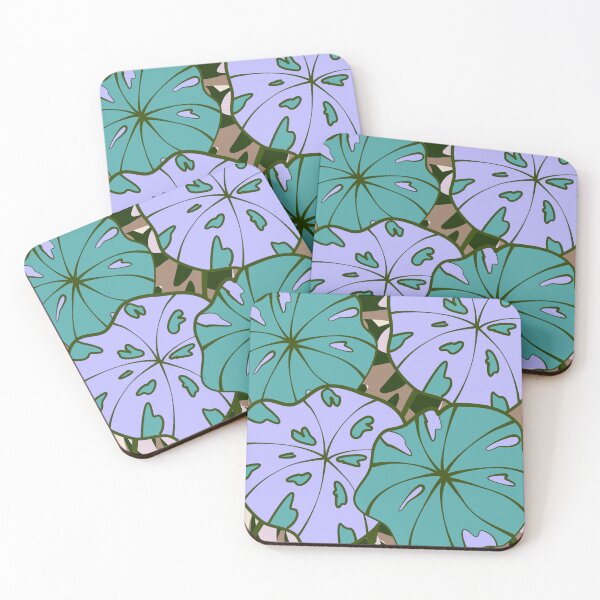 Item preview, Sea Green Philodendron Tropical Leaves Pattern designed and sold by GraphicsClub.